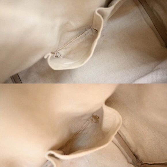 GUCCI Logo GG Pattern 2Way Shoulder Hand Bag Canvas Leather Brown Pink 81EF690 - Picture 11 of 15